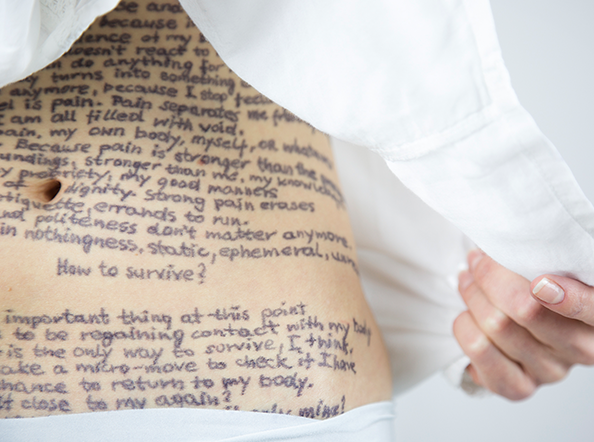 Page No. 04, from the Body Texts Series