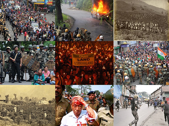 Ceremony to bear witness, gorkhaland picture library