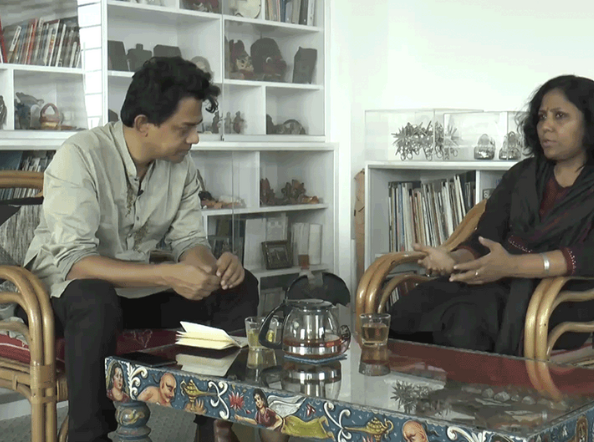 Tayeba Begum Lipi in conversation with Naeem Mohaiemen, Studio Mahbub & Lipi, Hasnabad