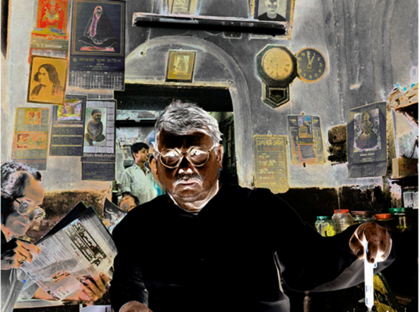 Babu at the Tea Cabin