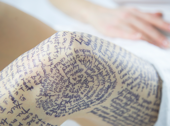 Page No. 05, from the Body Texts Series