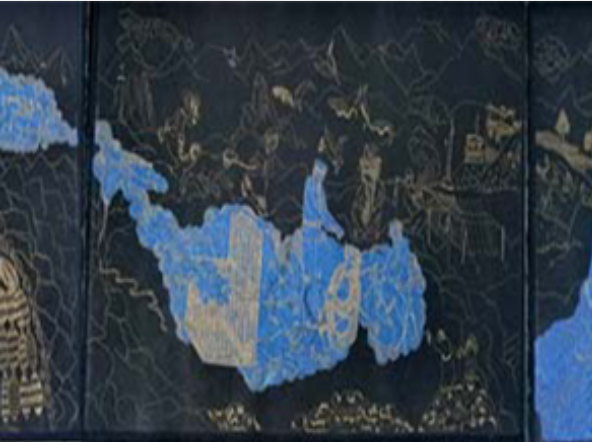 The Monkey & the Dog (Scroll of 10 leaves)